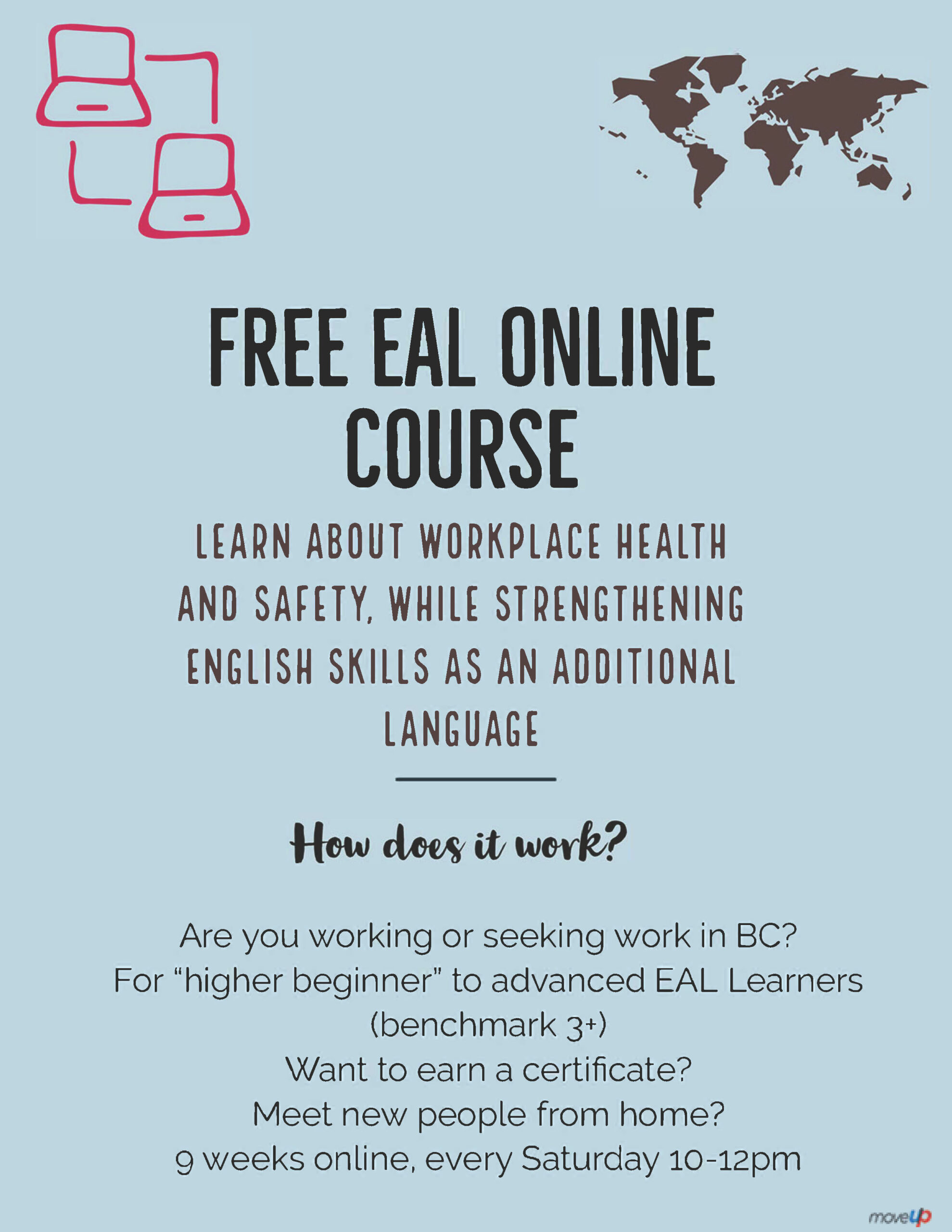 English as an Additional Language (EAL or ESL) - BCFED Health & Safety  Centre
